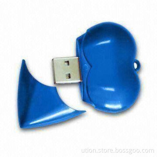 Heart-designed USB Flash Drive with 1 to 32GB Capacities, Supports USB 2.0 Interface and Free Log